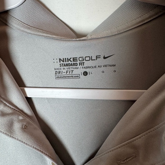 Nike Men's Dri-Fit Golf Polo Shirt Gray L - Picture 3 of 7